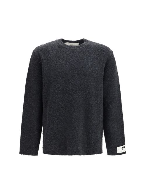 Merino Wool Crew Neck Sweater — Gray