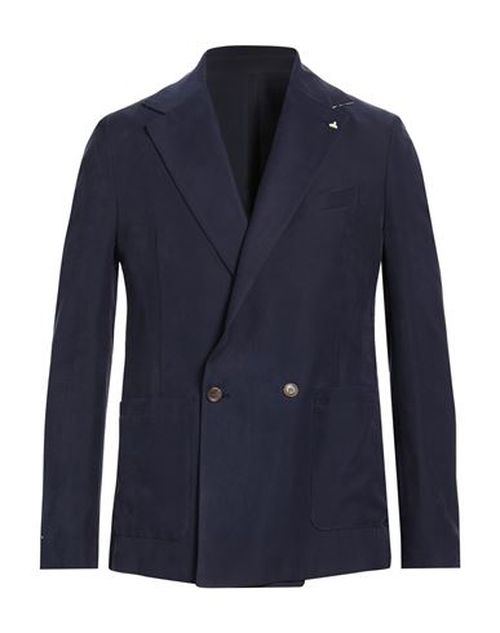Man Blazer Navy Size 40 Viscose, Polyester
