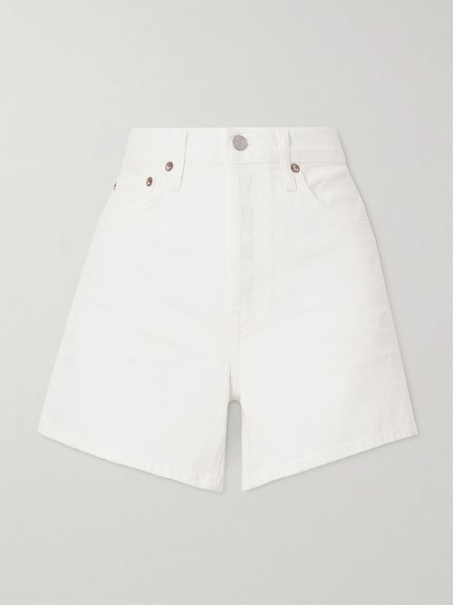Parker Long Clean Denim Shorts