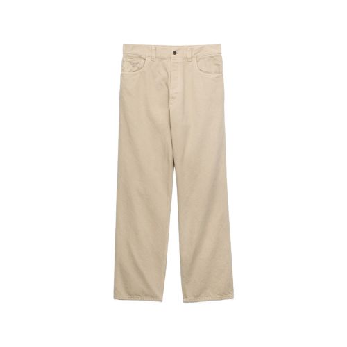Five-pocket Old Denim Jeans
