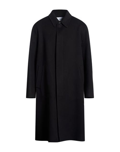 Man Coat Black Size 34 Virgin Wool