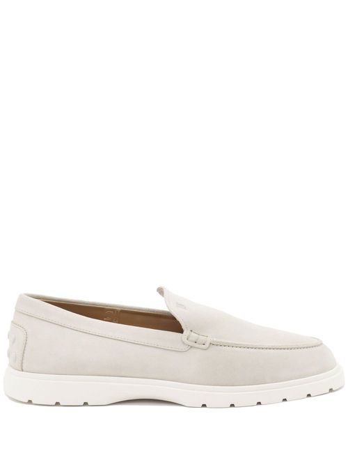Suede loafers - White