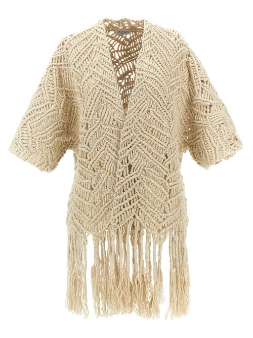 Opera Dazzling Macramé Cardigan