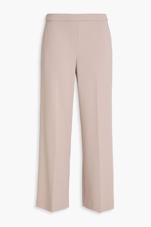 Crepe wide-leg pants - Gray - US 2