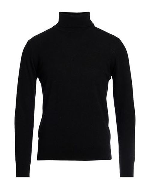Man Turtleneck Black Size S Wool, Viscose, Cashmere, Polyamide