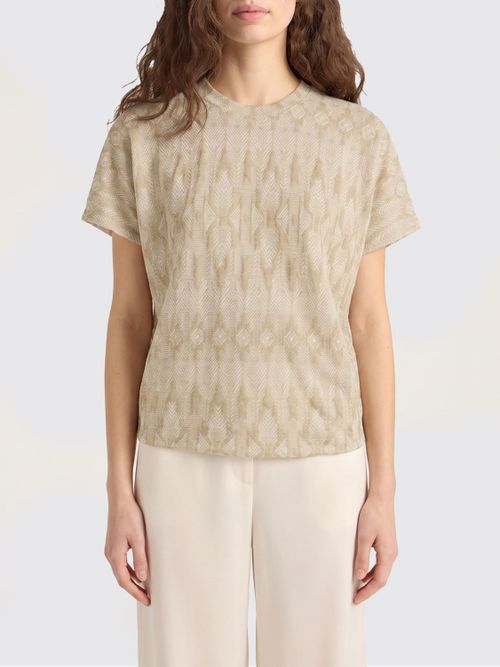 MOMONÌ T-Shirt Woman color Beige
