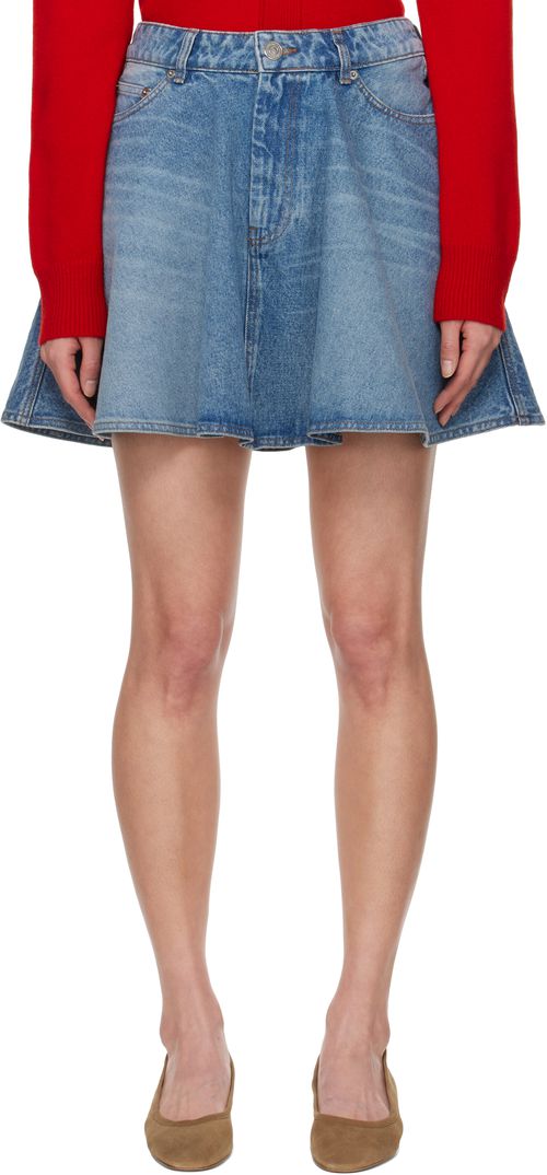 ★AMI PARIS★デニム フレア ミニスカート AMI PARIS ウィメンズ スカート通販 - FARFETCH