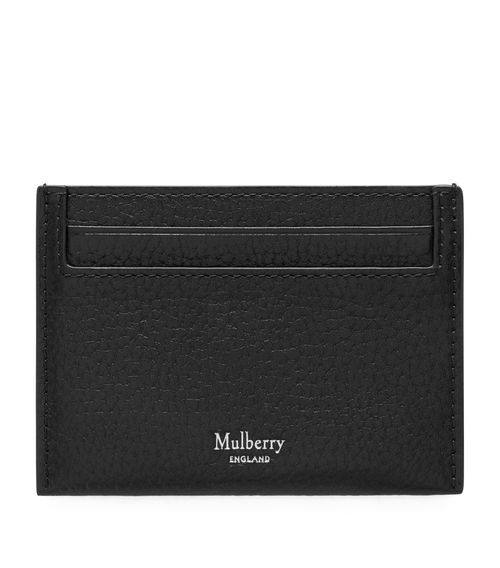 Grained Leather Card Holder
