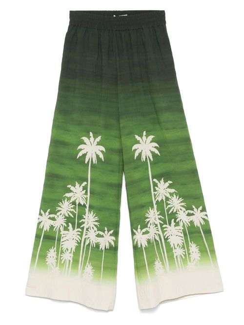Como flared trousers - Green