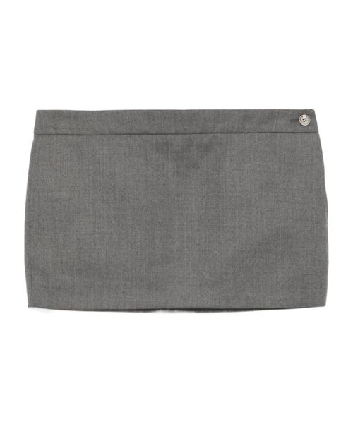 Dart-detail mini skirt