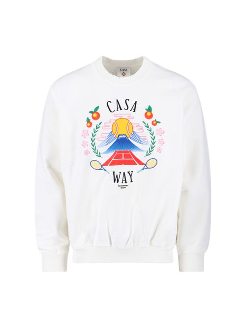 "Casa Way Mountain" Logo Sweatshirt