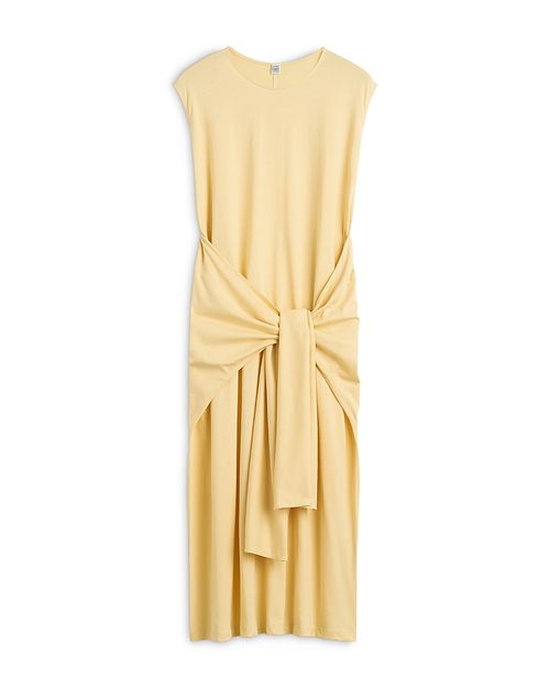 Tie Waist Jersey Dress
