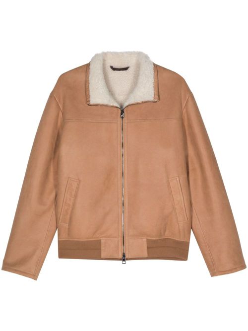 Leather jacket - Neutrals