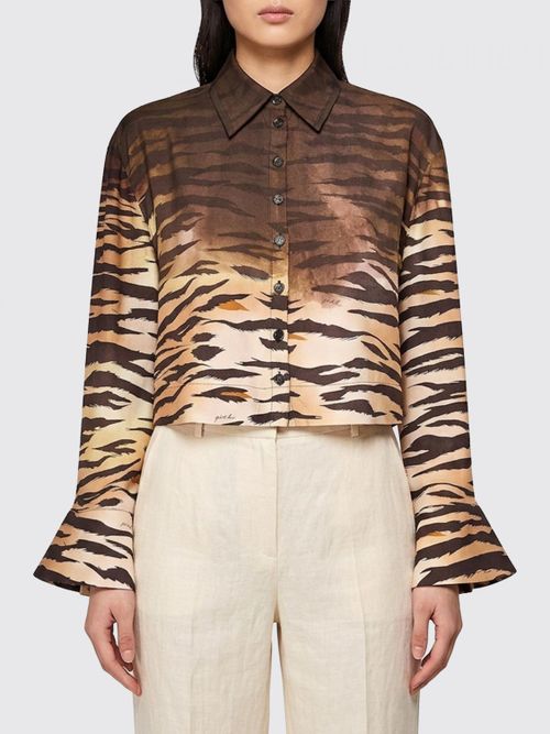 Shirt Woman color Brown