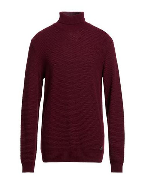 Bl.11 Block Eleven Man Turtleneck Burgundy Size XXL Acrylic