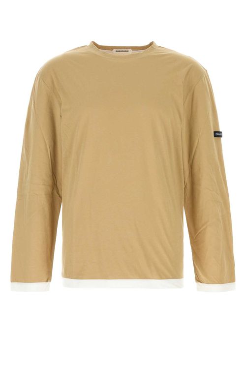 Beige Cotton T-shirt