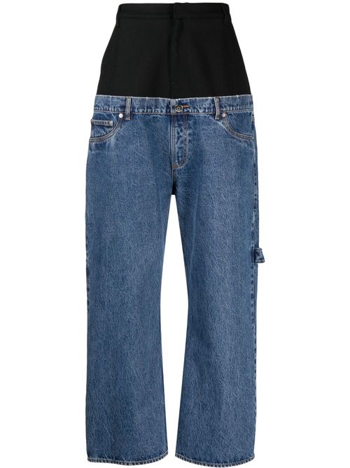 Hybrid Sag wide-leg jeans - Black