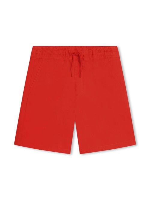 Logo-embroidered drawstring shorts