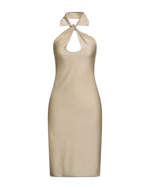 Woman Midi dress Beige Size 6 Polyamide, Elastane