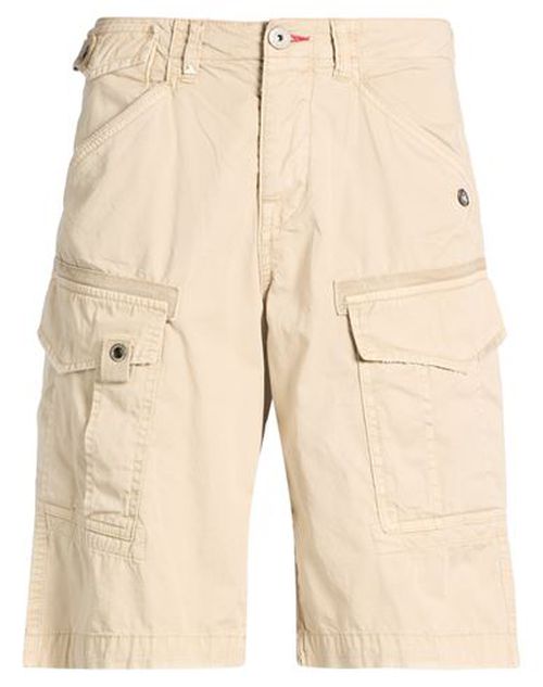 Man Shorts & Bermuda Shorts Beige Size 28 Cotton