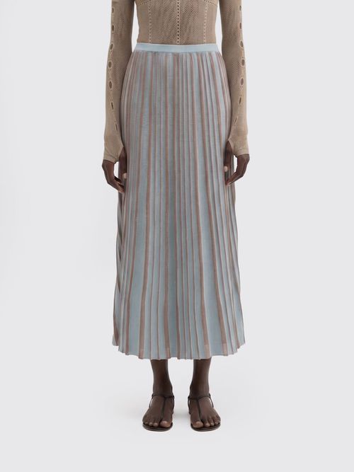 Skirt Woman color Sky