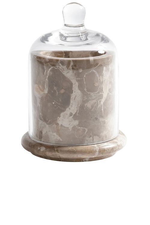 The Favorites Marbella Scented Candle Jar With Cloche in Beige