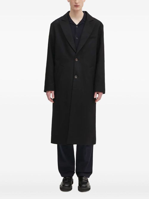 Single-breasted coat - Black