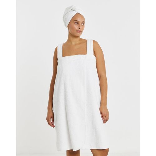 Towelling Shower Wrap & Turban
