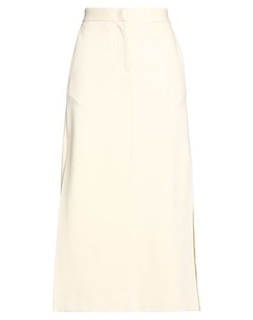 Woman Midi skirt Ivory Size 2 Viscose, Polyamide, Elastane, Polyester