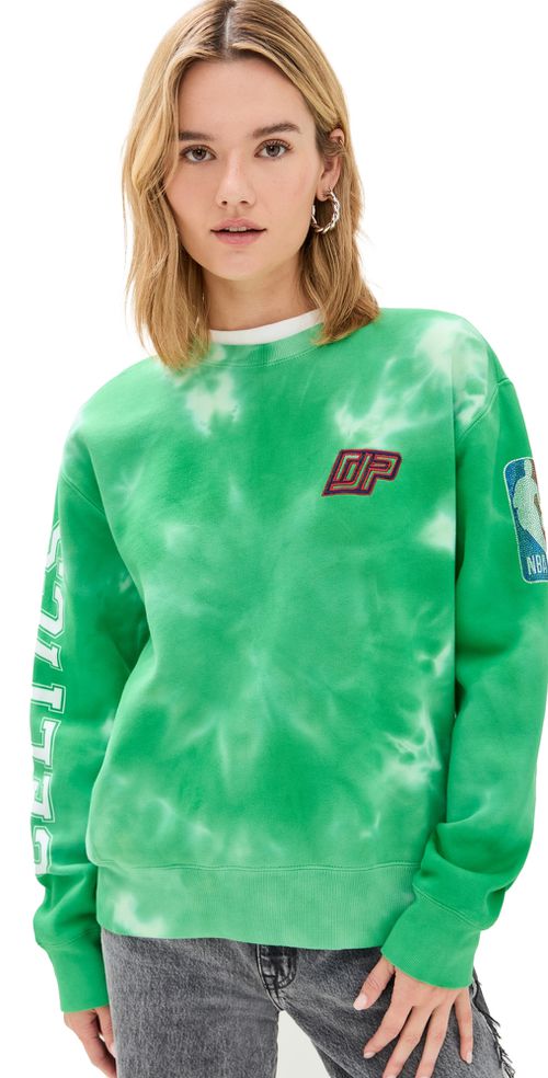 Celtcis Team Crew Sweatshirt Tie Dye