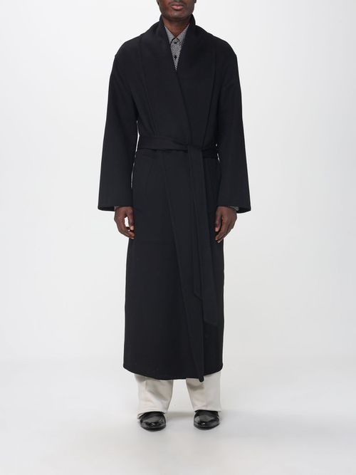 Trench Coat Men color Black
