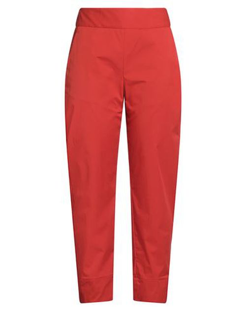 Woman Pants Tomato red Size 6 Cotton, Polyamide, Elastane