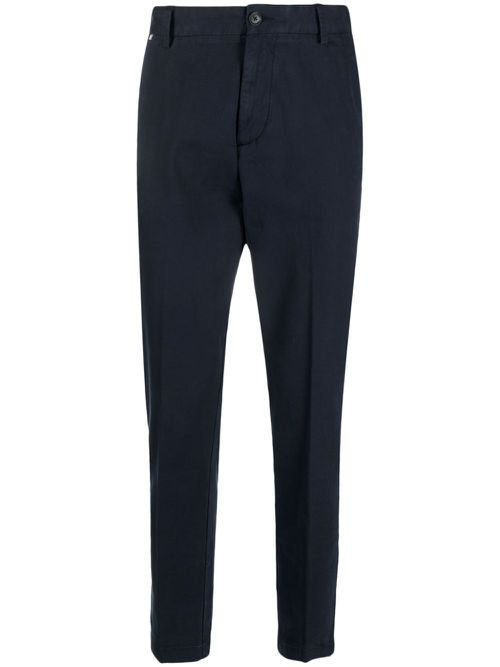 Tapered cotton trousers - Blue