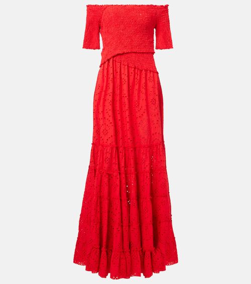 Soledad floral cotton maxi dress