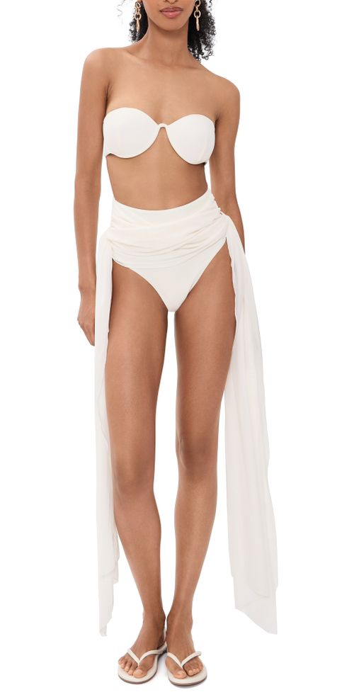 Andes One Piece Swimsuit Ivory