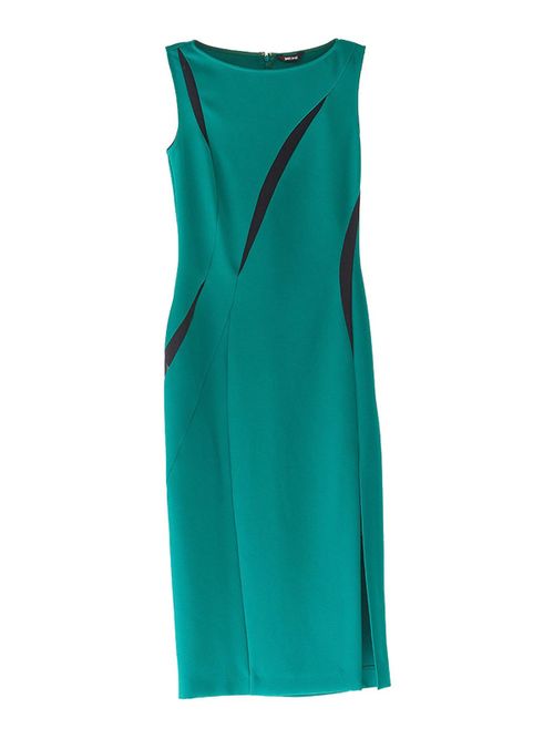 Scratch Sleeveless Sheath Dress