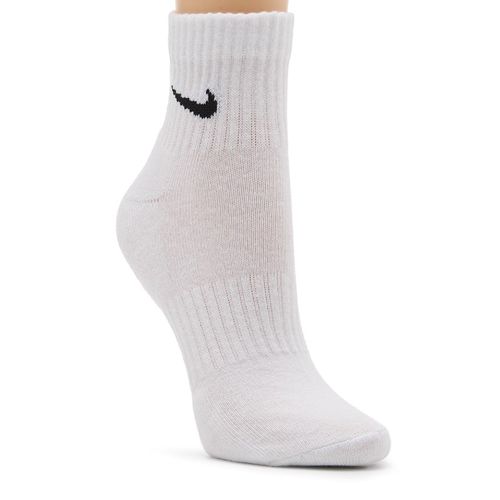 6 Pack Medium Everyday Cushioned Ankle Socks (White/Grey/Black)
