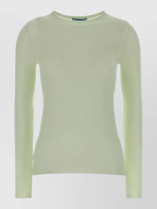 Prada - crew neck knit sweater long sleeve