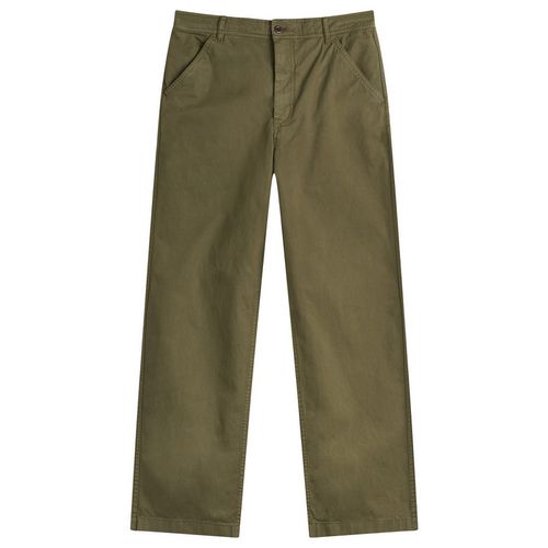 Men's Kvitfjell Relaxed Cotton Twill Pants Olive Night