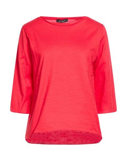 Woman Sweater Orange Size 6 Cotton