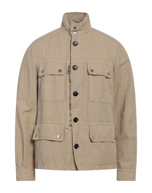 Peuterey Man Jacket Sand Size XL Cotton, Linen