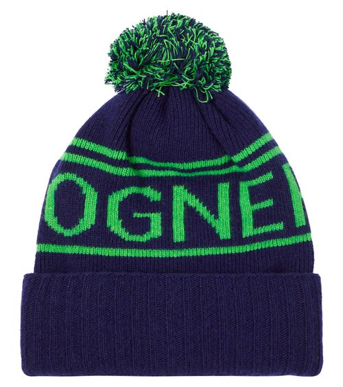 Noam logo wool-blend beanie