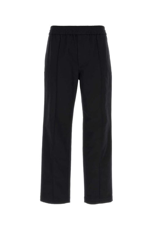Stretch Cotton Trousers — Navy