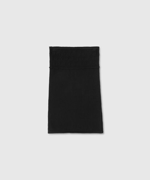 MAZE TUBE TOP_BLACK [BLACK]