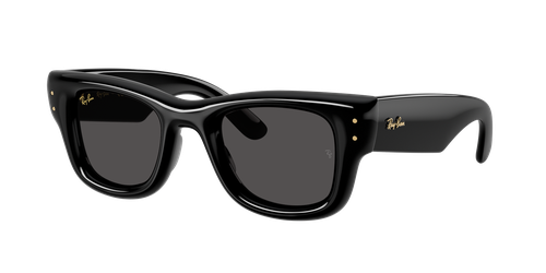 RAY-BAN Unisex Sunglasses RB4940 Wayfarer Puffer  -  Frame color: Black, Lens color: Ultra Black