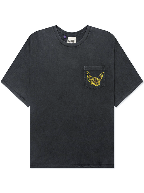 Gallery Dept Flying Brain Pocket T-Shirt in Black - Black