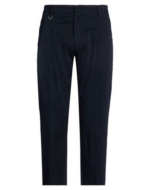 Man Pants Navy Size 30 Cotton, Elastane