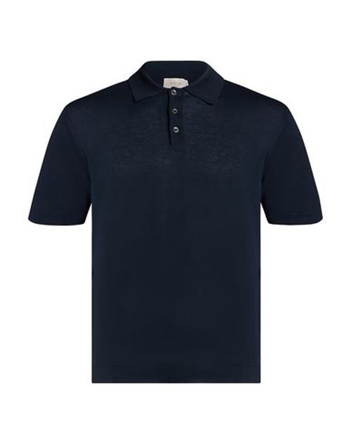 Man Polo shirt Navy Size M Cotton