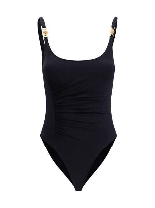 Medusa 95 Gathered Swimsuit — Black