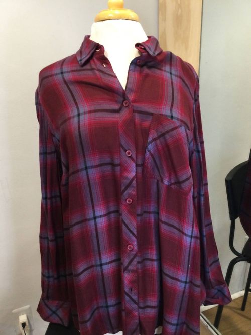 Women's Charley Plaid Button Down Shirt In School House
